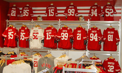 forty niners team store