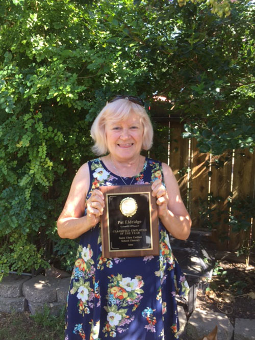 Pat Eldridge is SCUSD's Classified Employee of the Year