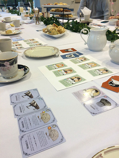 Conversation and Cards Mark Library's Jane Austen Tea Party