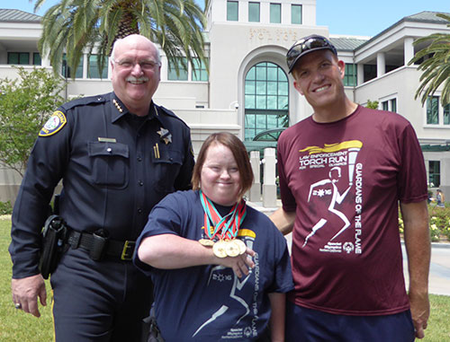 Santa Clara Police Hold High the Flame of Hope for Special Olympics