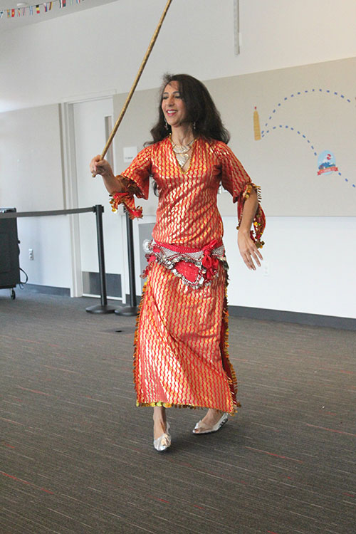 Bellies Bared and Bellies Filled at Northside Library's International Day