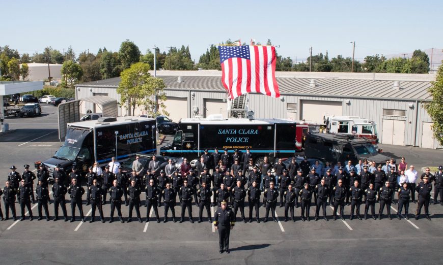 The Police Department have a Final Salute honoring Santa Clara Police Chief Mike Sellers. Sellers retires after 40 years of service later this week.
