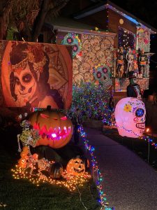 Photos Of The Week: Día De Los Muertos Themed Halloween Decorations At 