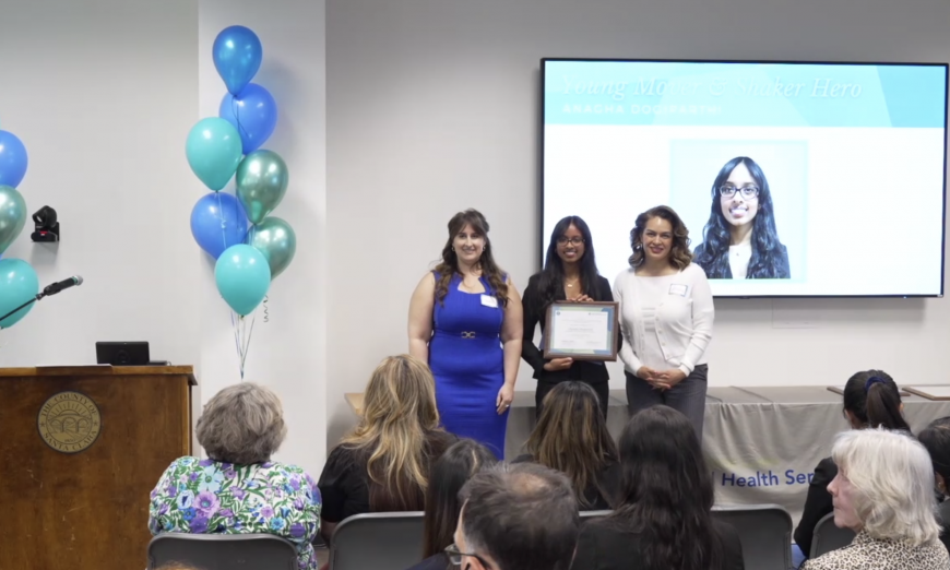 On May 1, Wilcox High School junior Anagha Dogiparthi was recognized by Santa Clara County Behavioral Health as a young mover and shaker.