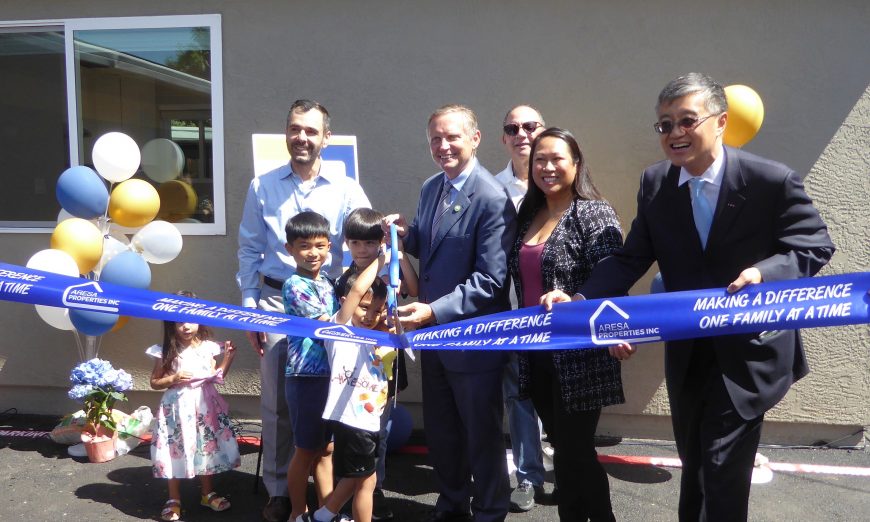 ARESA Properties just opened its first ADU at an existing Sunnyvale apartment complex, receiving a commendation from Mayor Larry Klein.