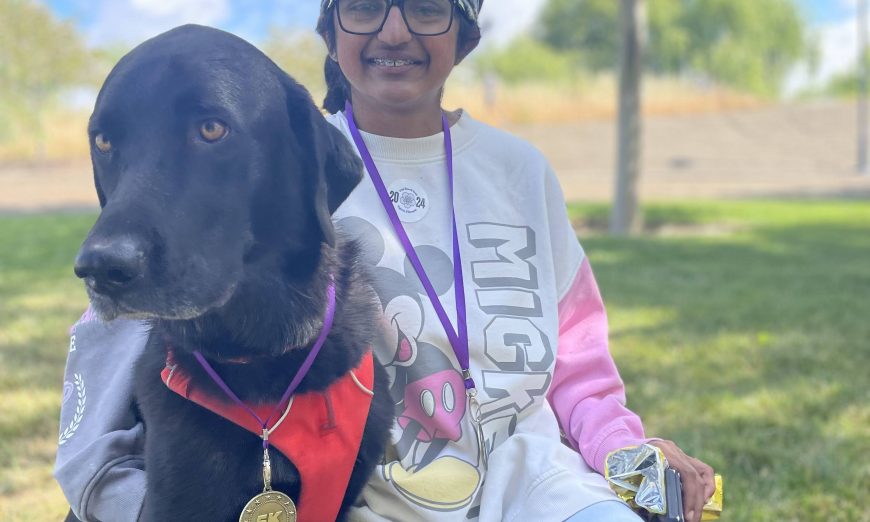 Young local Girl Scout Anika Raj used her Silver Award Project to help educate her friends and neighbors about Cystic Fibrosis.