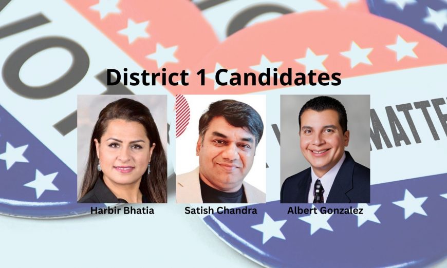 Santa Clara City Council District 1 candidates Harbir Bhatia and Albert Gonzalez outline their visions for the City of Santa Clara.