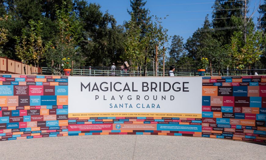 Santa Clara's all-inclusive playground opened at Central Park in Santa Clara on Aug. 28 thanks to the Magical Bridge Foundation.