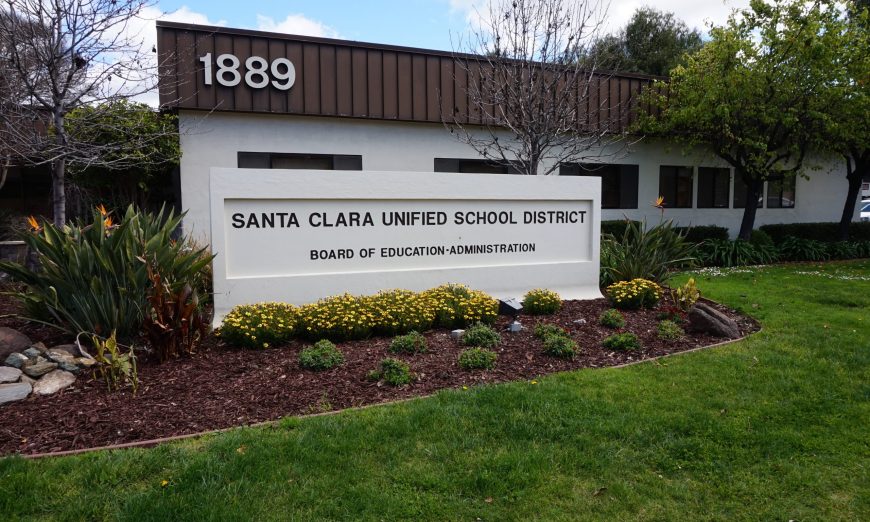 Santa Clara Unified almost ready to turn on the electric vehicle chargers at Scott Lane Elementary. Also, the budget shows deficit spending.