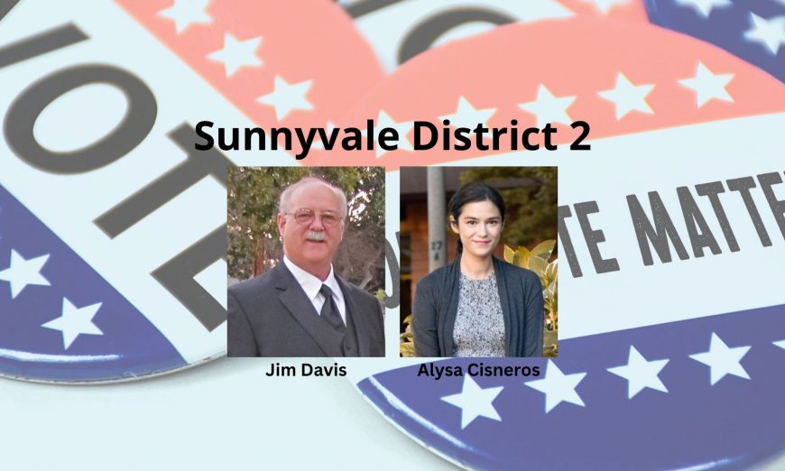 Sunnyvale City Council candidate Jim Davis talks about housing, charter changes and issues affecting his home district, district 2.