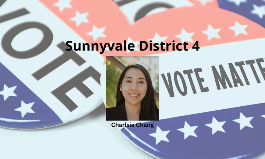 Sunnyvale District 4 candidate Charlsie Chang talks about her vision for her neighborhood and what she'd like to see happen in the rest of the city.