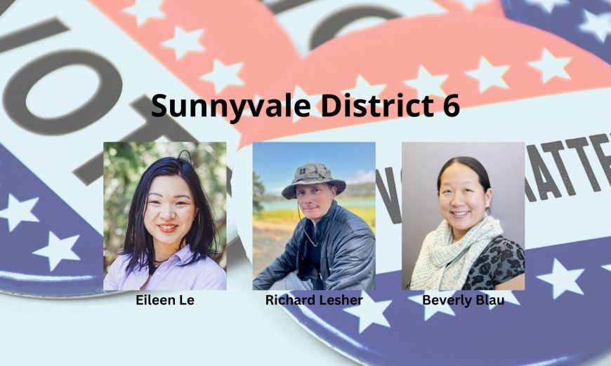 Sunnyvale District 6 candidates for council Eileen Le, Beverly Blau and Richard Lesher talk about the biggest issues facing residents.