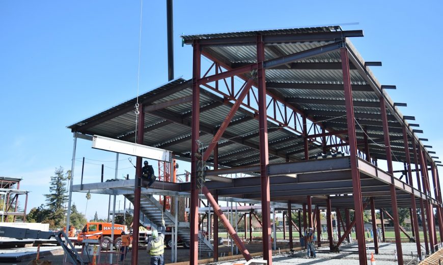 Sunnyvale School District is building new classrooms for Sunnyvale Middle School. Students will be in there in the 2025-2026 school year.