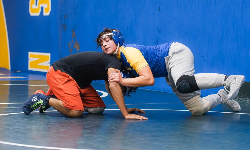 Angelinah "Sky" De Leon returns to the mat for Santa Clara High School this year with a target on her back after ranking at state last season.