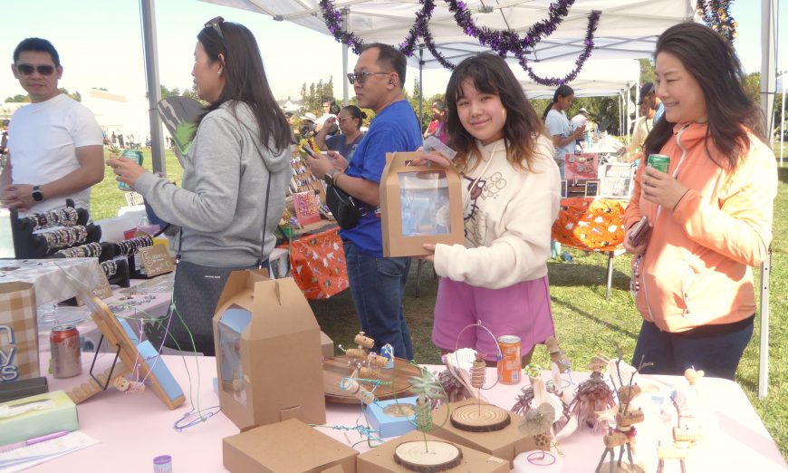 The annual Santa Clara Children's Business Fair continues to be a labor of love for local teen Mikhil Kiran, the founder who is now a senior in high school.